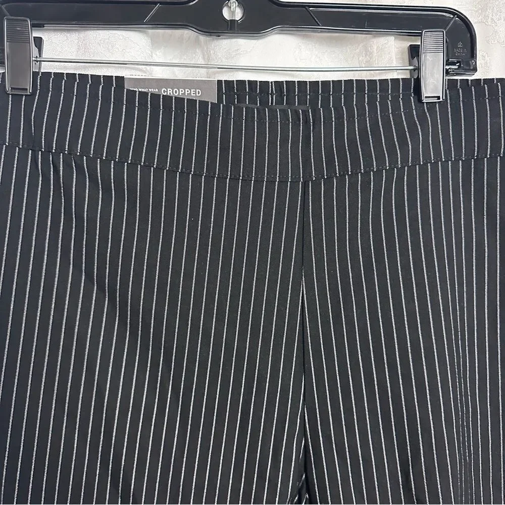 WHO WHAT WEAR  Striped Women's Pants